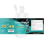 Body Wipes, Non-Toxic, Alcohol-Free Natural Wipes, Conditioning Skin Camp Wipes Help Athletes Foot, Jock Itch, Ringworm. Rinse Free Gym Wipes for Wrestling, Martial Arts