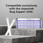ASPECTEK Bug Zapper Replacement UV Lamp Bulbs – Light Tubes for 40W Electronic Insect Killers – Fits ASIN B07KSRFJ9Y, 2-Pack