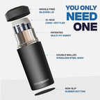 Frost Buddy Universal Can Cooler - Fits all - Stainless Steel Can Cooler for 12 oz & 16 oz Regular or Slim Cans & Bottles - Stainless Steel (Rocket Pop)
