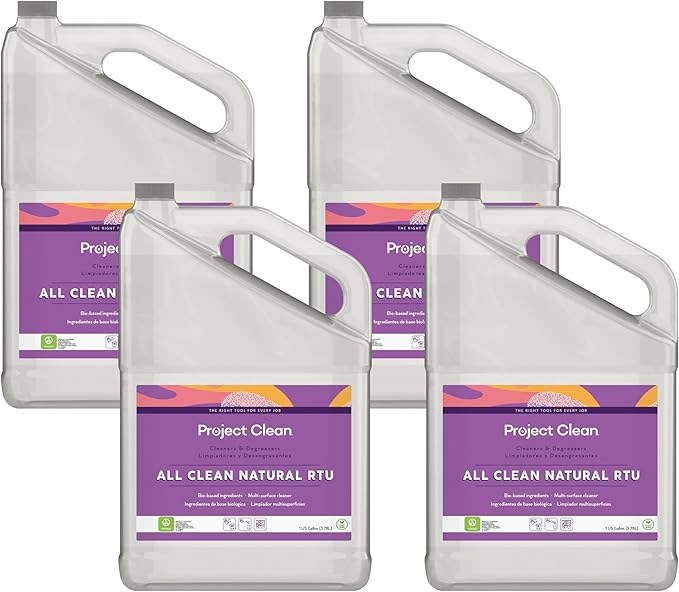 Commercial Industrial All Clean, Ready to Use Non-Toxic All-Purpose Cleaner & Degreaser, ECOLOGO Certified (4)