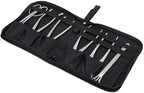 Bonsai Tools Set, 6pcs Stainless Steel Bonsai Garden Plant Tree Scissors Trimming Cutting Tool Set with Storage Bag, Garden Plant Tools