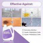 Snowlily 33.8 FL OZ Floor Cleaning Solution Compatible with Robot Vacuum, Residue & Streak Free, Low Foam Floor Cleaner for Mopping, for All Robot Vacuum Mops & Wet Dry Vacuum Cleaners, Lavender