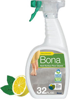 Bona Multi-Surface Floor Cleaner Spray - 32 fl oz - Lemon Mint Scent - Refillable - Residue-Free Floor Cleaning Solution for Stone, Tile, Laminate, and Vinyl Floors