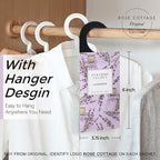 Large 12 Packs Lavender Hanging Closet Deodorizer Air Freshener Long Lasting Scented Sachets Smell Goods for House