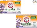 Arm & Hammer Essentials Fabric Softener Sheets, Lavender & Linen, Made with Essential Oils, Softens Clothes, Stops Static, 5.5x9 inches, 100 Count (Pack of 2)