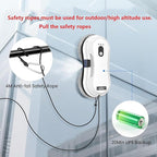 Window Cleaning Robot, Window Cleaner Robot Auto Spray, Automatic Cleaning with Intelligent Path Planning, 5600Pa Suction Power, Edge Detection Technology, Remote Control