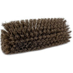 SPARTA Multi-Level Tile Scrub Brush 12" Wide Brush Head, Heavy-Duty Tile Cleaning Brush with End Bristles for Commercial Tiles, Tubs and Floor, Plastic, 12 Inches, Brown, (Pack of 12)