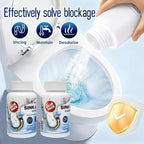 Pipe Dredge, Powerful Foaming Sink & Drain Cleaner Powder for Kitchen, Toilet & Pipeline Cleaning, Fast-Acting Clog Remover (2pcs or 4pcs) (2 bottles)