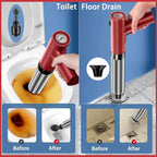 Electric Toilet Plungers For Bathroom Heavy Duty Drain Clog Remover Air Plunger High Pressure Toilet Unclogger Unclog Toilet Drain Unclogger Tool Drain Snake Toilet Clog Remover