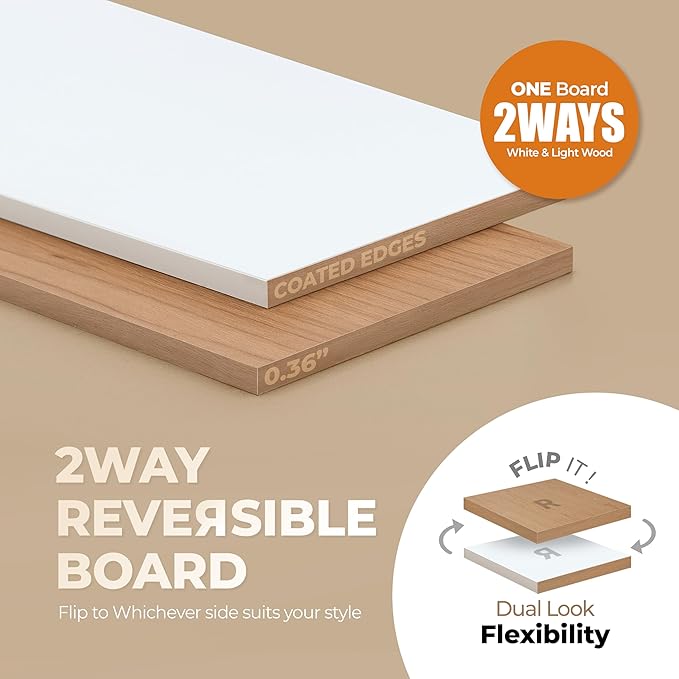 HOMEDANT White 5 Tier Laminated Boltless Heavy Duty Garage Storage Adjustable Wide Size Metal Shelving Unit Utility Rack Shelves Organization Shelf Shed Warehouse 47.7" W x 24.1" D x 71.3" H 2Pack