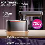 Steam Iron for Clothes Handheld Travel Garment Steamer Portable Mini Steam Cleaner for Clothes Ironing