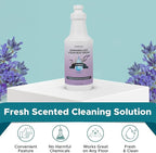 Steam & Go Demineralized Water for Steam Cleaner - PVC-Free Floor Cleaning Solution Compatible for All Steam Mops - Multi-Surface Cleaner for Home Surfaces - Lavender Scent, 32 oz (Pack of 12)