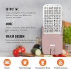 Mosalogic Fly Insect Trap Plug-in Fruit Flies Killer Gnat Trapper Moth Catcher Fly Trapper UV Attractant Catcher for 400 Sq Ft of Protection Pink-1PACK