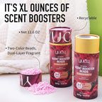 YUCO Scent Beads Laundry Natural,Ultra-Concentrated Two-Color Laundry Beads,Effective Fabric Deodorizer,Soften,Static Free,Microcapsule Technology Scent Lock Fresh Last 12Weeks(Rose Sandalwood,12.6OZ)