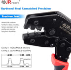 JRready ST6552 .062” Pin Connector Kit 3.68mm Pitch Upgraded Handle Pin Removal Crimping Tool 2pin 3pin 4pin 6pin Molex Wire Connectors Housing 18-24AWG Pins Sockets 1.57mm Diameter