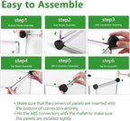 C&AHOME Cube Storage Organizer, 12-Cube Closet Cabinet Organizer, DIY Cube Shelf, Plastic Stackable Bookshelf, Modular Shelving Units Ideal for Home, Office, 36.6" L x 12.4" W x 48.4" H White SHS3012A