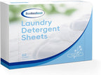 Laundry Detergent Sheets – 60 Loads - Quick Dissolve, No Residue - Lightweight, Eco-Friendly & Travel Size Laundry Sheets - Linen