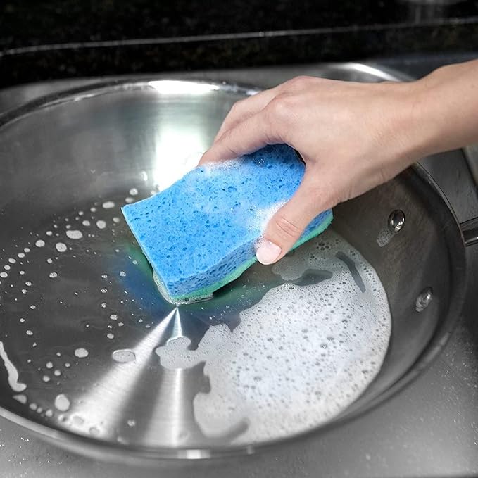 O-Cedar Multi-Use Scrunge Scrub Sponge 6 Count (Pack of 2)