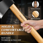 Dream Reach Professional Throwing Axe - with Wooden Handle, Hand Forged Throwing Hatchet, 15.7" Throwing Game Axe for Backyard, Competition, Recreation