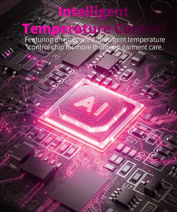 Steamer for Clothes,2-in-1 Steam & Iron with Four Modes,All Fabrics,Ceramic Rapid-Heating Panel,Handheld Cordless Portable Steamer,Travel & Home