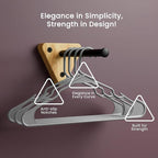 Utopia Home Plastic Hangers 100 Pack - Perfect Space Saving Clothes Hanger - Durable and Strong - Perfect Closet Organizers with Shoulder Grooves (Grey)
