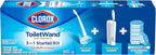 CLOROX Original Cleaning System, ToiletWand, Storage Caddy, 6 Refill Heads, (Package May Vary)