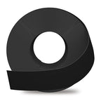 GSCIT Club Black Edge Banding, 3 inch x 25ft Melamine Edge Banding with Hot Melt Adhesive Preglued Cabinet Edge Banding Flexible Black Veneer Edging
