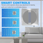 Window Cleaning Robot, Ultra-Thin Design, 5600PA Suction, Automatic Smart Vacuum for Glass, Tiles