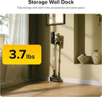 roborock H60 Pro Cordless Stick Vacuum Cleaner, 170AW Suction Power, 80-Min Runtime, 90° Bendable Tube, Dust-Detecting LED, Anti-Tangle Vacuum Cleaner for Home, Carpets, Hard Floors & Pet Hair
