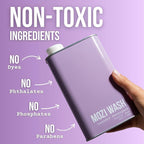 Mozi Wash Laundry Detergent Liquid, Vanilla Moon, 50+ Loads, Concentrated, Plant Based, Cruelty & Dye Free, Phosphate & Paraben Free, Earth Friendly, Long Lasting Fresh Scent, 32 oz Recyclable Bottle