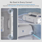 Auto Window Cleaning Robot A1, Upgraded 4 Water Spray & 6000PA High Suction Power Window Cleaner with Laser Sensor Detection, Perfect for High-Rise Windows, Tiles and Glass