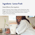 The Clean People Dishwasher Pods - Cuts Grease & Rinses Sparkling Clean - Residue-Free - Phosphate Free Dishwashing Pods (60 Count, Lemon Verbena)