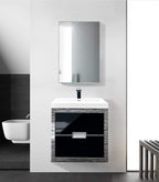 Krugg Medicine Cabinet | Recess or Surface Mount | Blum Hinge 170 Degree Soft Close | (20"x30")