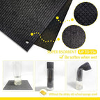 6 - Pack Swedish Kitchen Dish Cloths - Reusable Paper Towels for Counters & Dishes - Eco Friendly Cellulose Sponge Cloth - Assorted (Black)