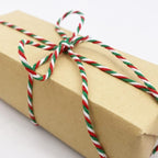 Cotton Twine Green Red and White Baker String 2mm Thick 328 Feet Christmas Twine for Gift Wrapping DIY Crafts Home Decoration Gardening