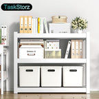 3-Tier Metal Storage Shelving Unit White 16" D x 36" W x 36" H, Adjustable, 1800 lbs Capacity, Heavy Duty, Storage Organizer, for Garage, Home, Bathroom, Laundry, Storage Rack