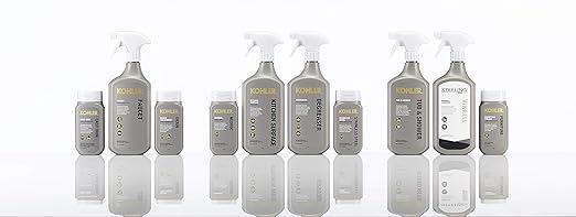 KOHLER K-EC23723-NA Faucet Cleaner, Kitchen and Bathroom Cleaner, Streak Free Shine, Ammonia and Alcohol Free, 28 FL Oz