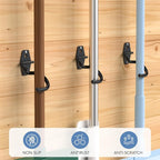 6 Pack Metal Garage Hooks, Heavy Duty S Hooks Tool Hangers for Garage Wall, Shed, Garden Storage Organizer