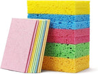 24 - Pack Non-Scratch Scrub Sponges - Sponges for Dishes and Washing Dishes, Cleaning Sponges for Kitchen Home and More（Green）