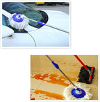 3 Pack Spin Mop Replacement Head for Hurrica, Mopnad, Cassabel and Other 360 Spin Mop Systems, Microfiber Spin Mop Refills (3pc-White)