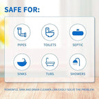 2026 New Wild Tornado Drain Cleaner, Toilet Clogged Drain Solution, Drains Foam Cleaners, for Kitchen Toilet Pipeline Quick Cleaning Tool (1PC)