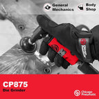 Chicago Pneumatic CP875 - Air Angle Die Grinder Tool, 1/4 Inch (6 mm), 0.3 HP / 220 W, 22500 RPM, Welder, Woodworking, Automotive Detailing, Stainless Steel Polisher, Heavy Duty