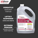 SC Johnson Professional Carpet Pre-Spray and Bonnet Cleaner, Carpet Cleaner Pre-Spray, 1 Gallon, 4 Count, for Professional Use Only