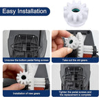 3 Pcs Easy Mop Pedal Broom Spin Replacement One Way Clutch Bearing Bucket Gear Sprockets Repair Compatiable with Oceda/Vilida and Market 90% Spin Mop System, Mop Gears (3 Pcs Bearing Bucket Gears)