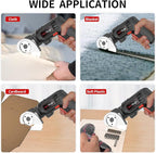4V Cordless Rechargeable Screwdriver,Max 10Nm Electric Power Screwdriver Set with Cutting Head for Plastic/Fabric/PVC/Cardboard, 1500mAh Fast USB-C Charging, 27 Bits