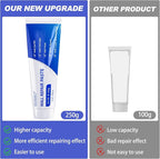 Wall Repair Paste kit, Spackle Drywall Repair kit, Wall Mending Agent 250 g*2, Wall Repair Patch-4Pcs and Scraper/Sandpaper, Effective Repair of Scratches, Nail Holes, Cracks and Wall Graffiti