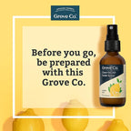 Grove Co. Toilet Spray, Clear the Air Bathroom Spray Air Freshener (2 fl oz) Odor Eliminator for Strong Odor, 100% Natural Lemon Zest Scent, Vegan, Paraben & Phthalate Free (Pack of 3)