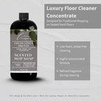 Lapew Fresh Linen Scented Mop Soap - Luxury Floor Cleaner Concentrate for Mopping Tile, Laminate, Vinyl & Hardwood | Streak-Free, Low-Foam | 36 oz