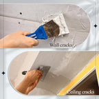 5 Roll Self Adhesive Fiberglass Drywall Joint Tape 1.8 Inches x 492 ft Heavy Duty Wall Crack and Seam Patch Mesh Tape for Drywall Repair Joining Finishing, White