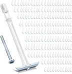 Heavy Duty Drywall Anchor Bolts with 1/4"-20 Fastener Suitable for TV Mounting Hollow Wall Anchor Bolt Screw Kit Supports Up to 270 lbs Each on 1/2 Inch Drywall Pack of 200